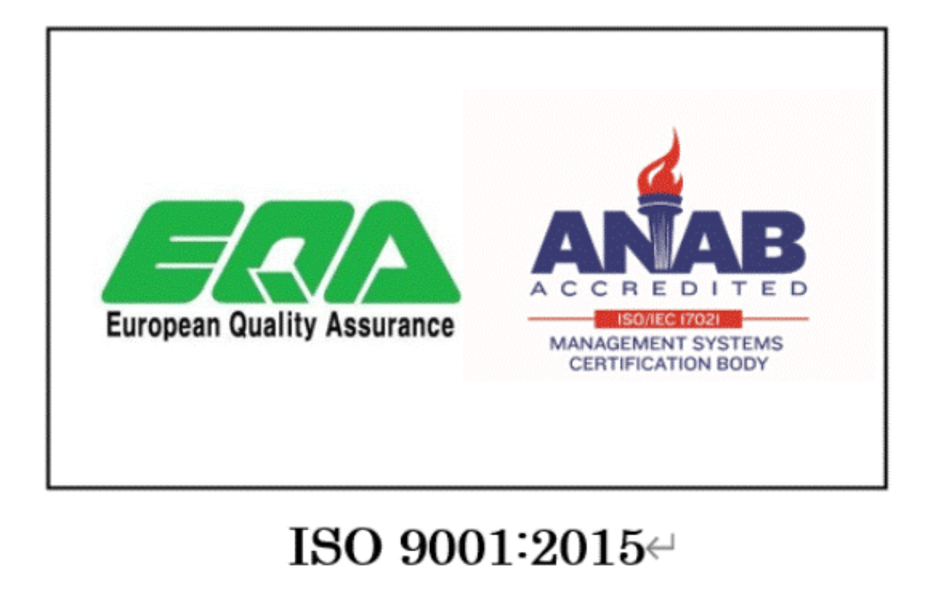 ISO9001認証を取得しました